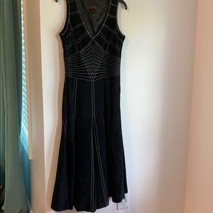 Daniel velour black dress